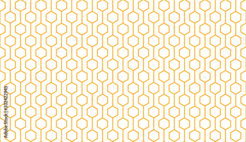 Fotografija Bee honey comb background seamless