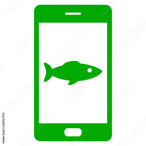 Fisch und Smartphone photo