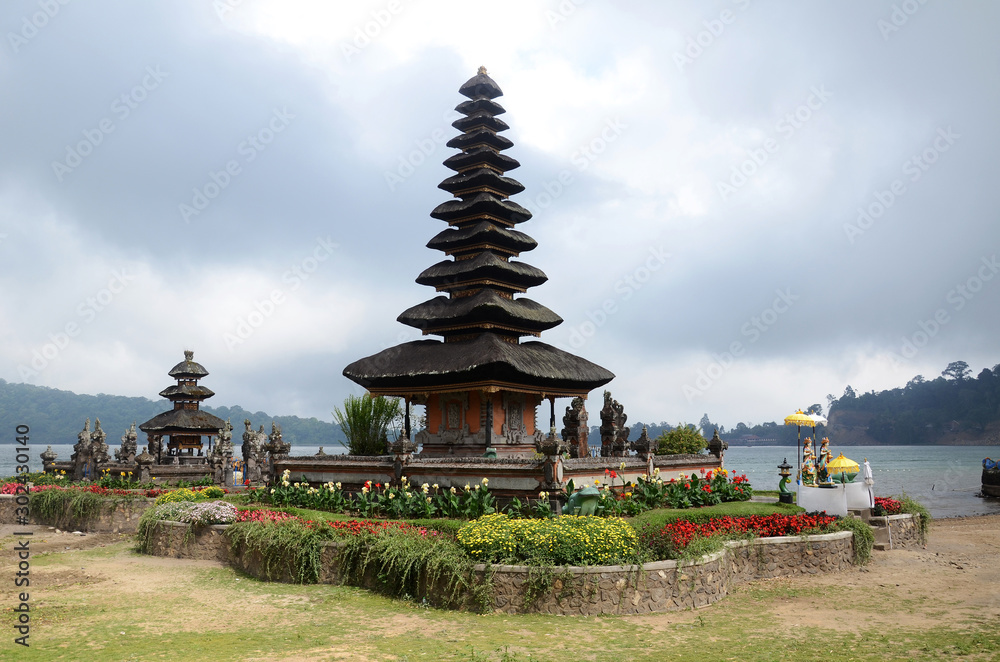 Pura Ulun Danu temple in Bali, Indonesia