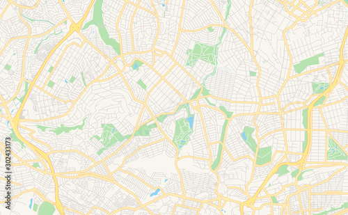 Printable street map of Randburg  South Africa