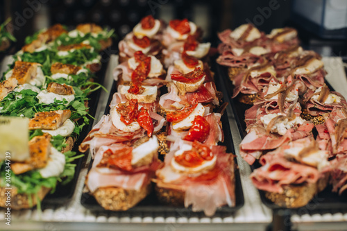 Street food in Italy, appetisers