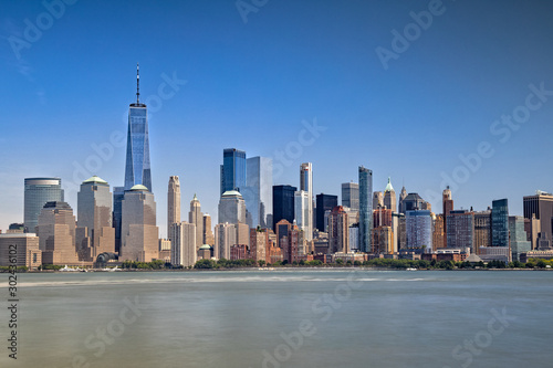 Downtown Manhattan from Hoboken  New Jersey 