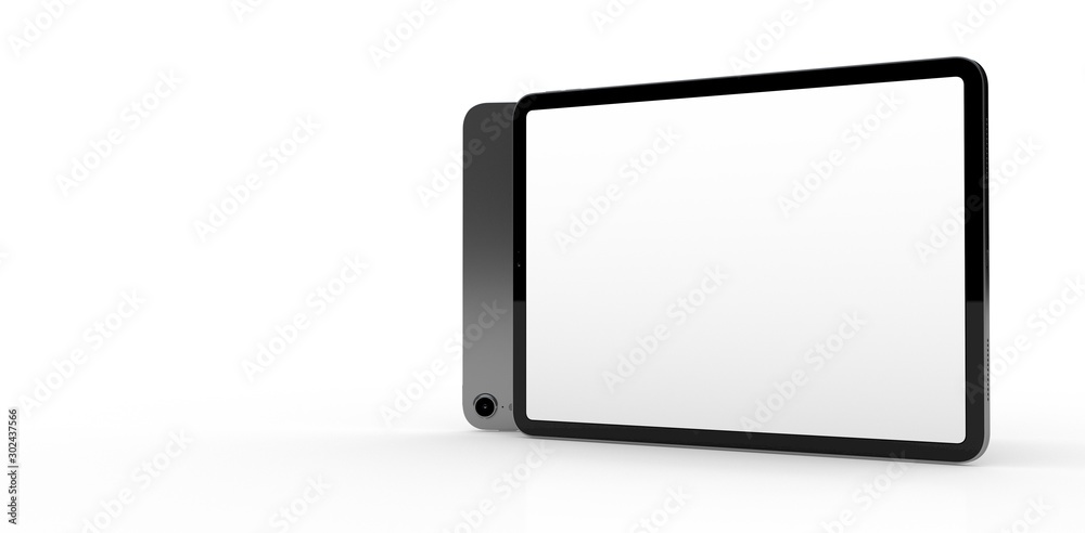 computer device mobile isolated background 3d
