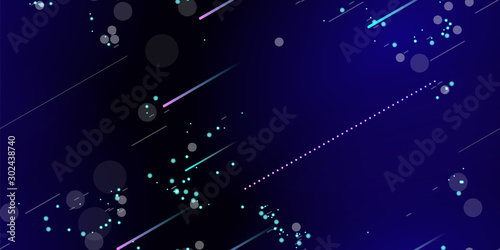 Fast Effect. Motion Neon. Seamless Pattern. Glitch