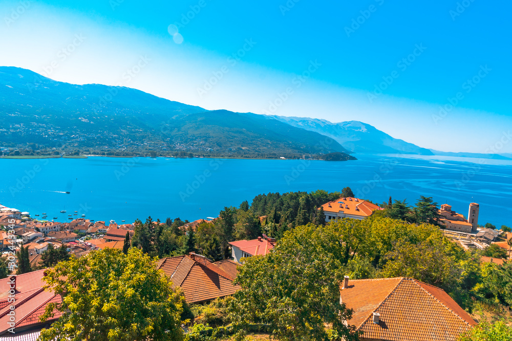Lake Ohrid View from City