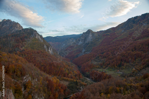 Mountain scenery in Montenegro. Color in autumn © Bernardo