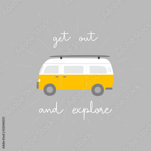 Get out and explore hand lettering with van