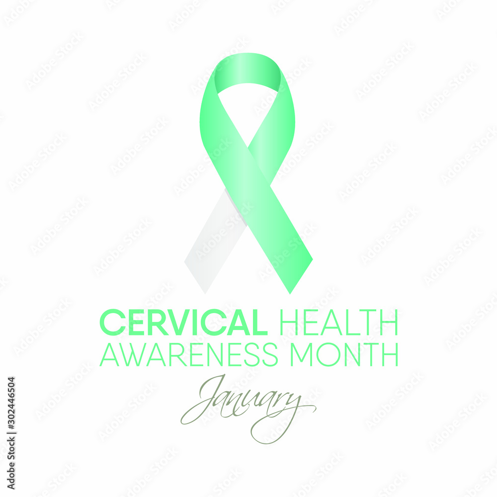 Vector illustration on the theme of Cervical Health awareness month of January. Vector illustration on the theme of Cervical Health awareness month of January.