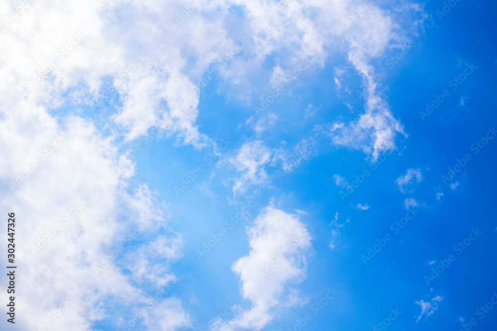 Sky and clouds bright from the Sunlight with a beautiful in the morning, appropriate copy space, text, background , idea Sky and clouds bright from the Sunlight with a beautiful in the morning, appropriate copy space, text, background , idea