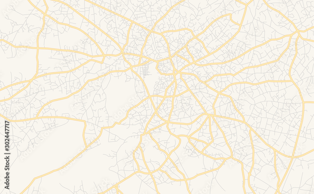 Printable street map of Nnewi, Nigeria