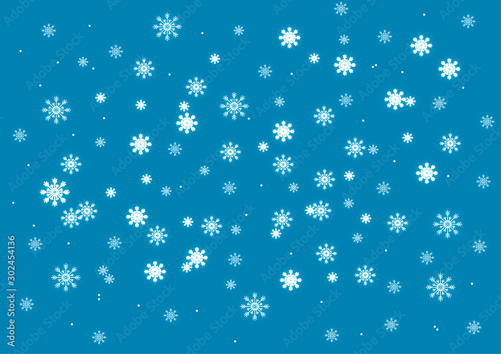 blue winter background with snowflakes blue winter background with snowflakes