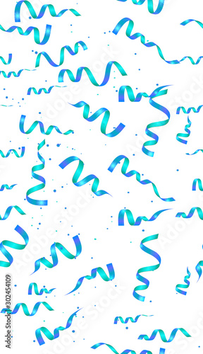Serpentine and confetti seamless pattern