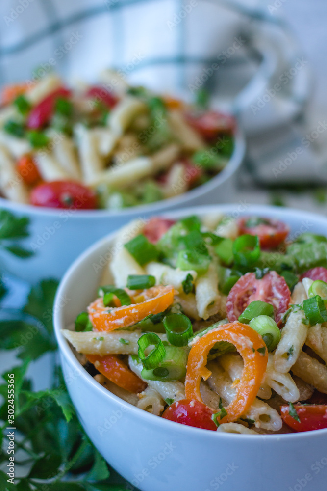 Healthy Vegetable and Pasta Salad Healthy Vegetable and Pasta Salad