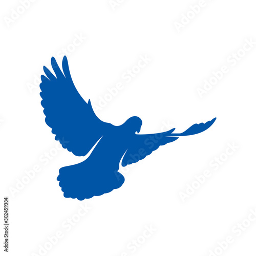 Dove logo design concept vector. Bird logo template. Icon symbol. Illustration