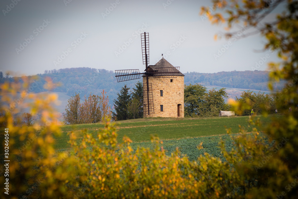old Windmill in Moravian Tuscany