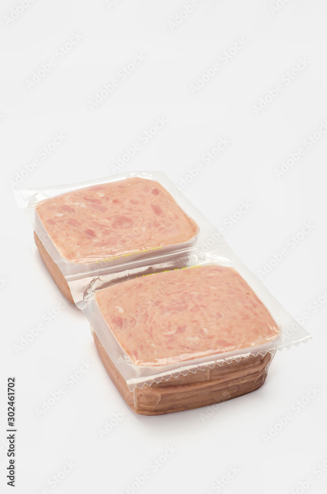 Fototapeta premium Vacuum packed ham