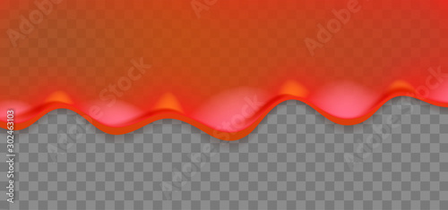 Red dripping slime pattern