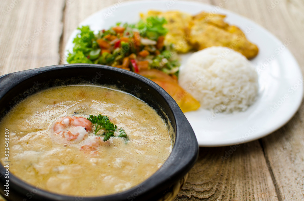  natural fish casserole from the Colombian Pacific