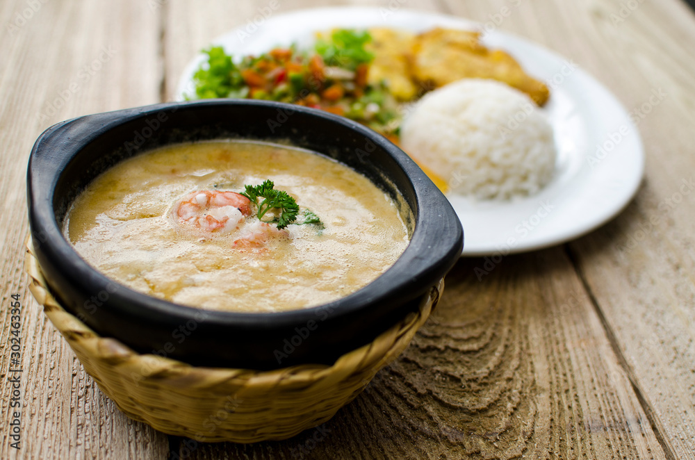 natural fish casserole from the Colombian Pacific natural fish casserole from the Colombian Pacific