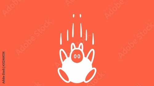 animated character dolls bouncing frame by frame