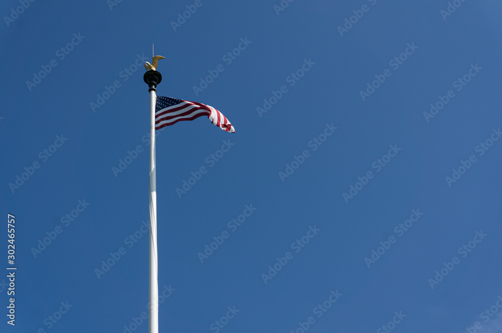 American Flag in Normandy