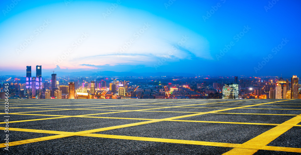 Red Valley Beach Nightscape, Highway Ground, Nanchang City, Jiangxi Province