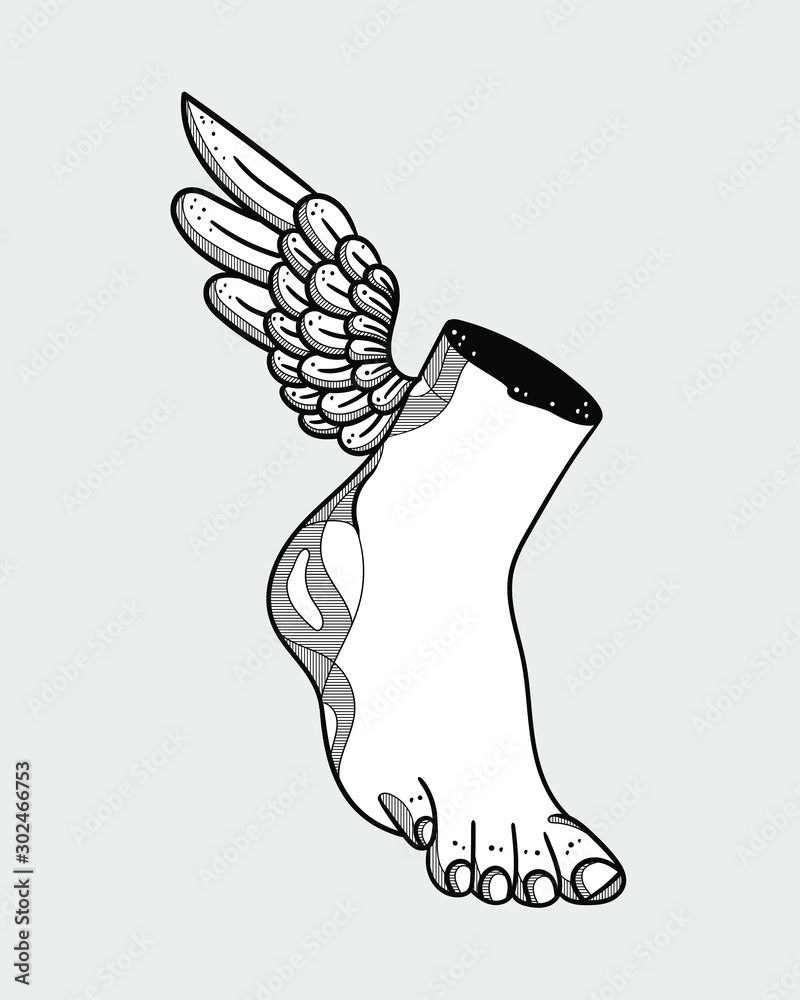 Hermes Wings Clipart