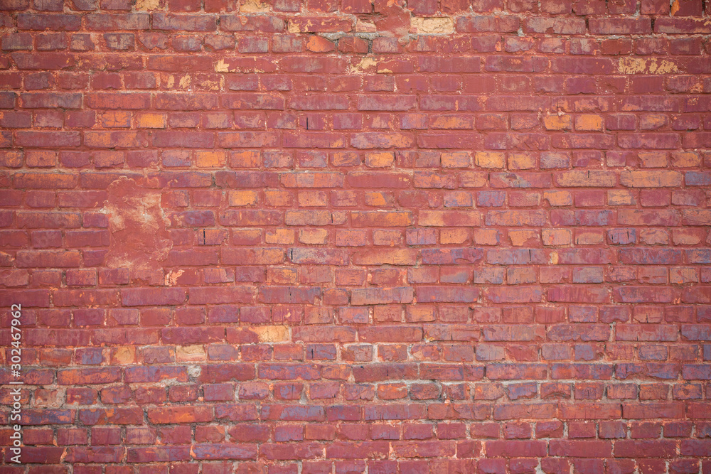Texture of an old brick wall. Background brick