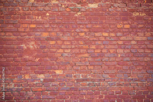 Texture of an old brick wall. Background brick