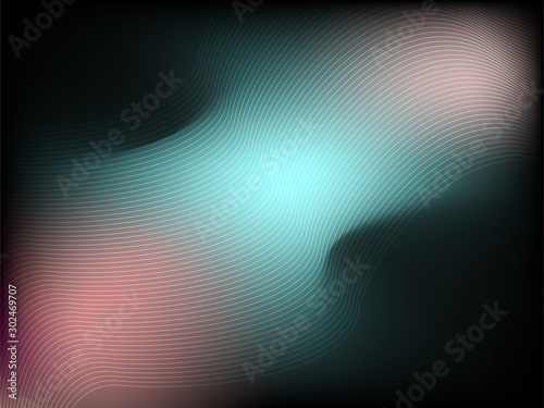 Futuristic colorful background. Backdrop with lines and waves.