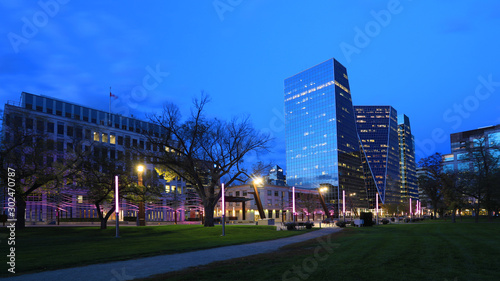 Foto Regina, Canada downtown at dusk