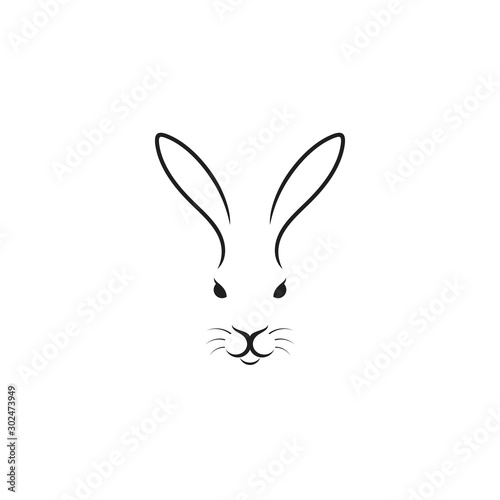 Cute rabbit. Easter bunny