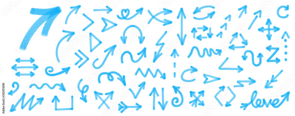 Blue Arrow vector. Blue Arrow vector.
