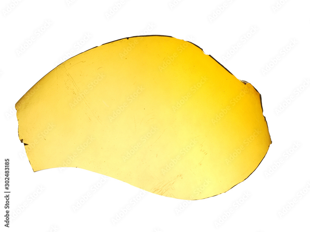Shard of glass wine bottle brown isolated on white background Shard of glass wine bottle brown isolated on white background