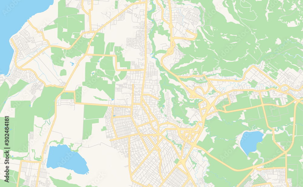 Rose Hill Mauritius Map Printable Street Map Of Beau Bassin-Rose Hill, Mauritius Stock Vector |  Adobe Stock