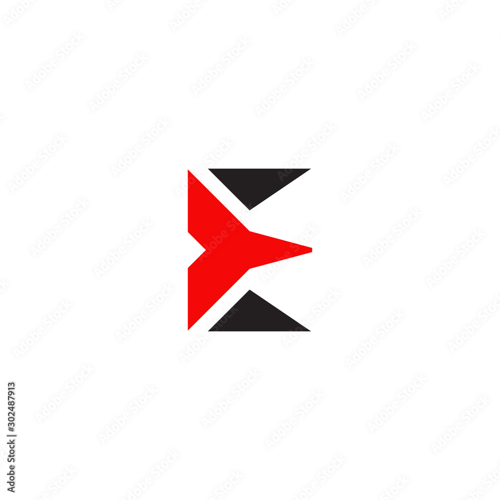E letter initial icon logo design vector template E letter initial icon logo design vector template