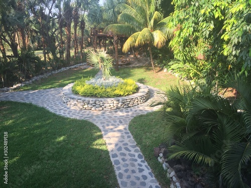 Peaceful Garden in Guatemala photo