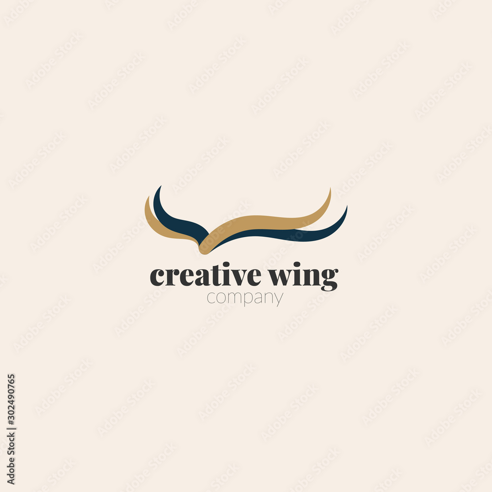Bird Design Logo Template. Eagle Logo Abstract Design Vector Template Bird Design Logo Template. Eagle Logo Abstract Design Vector Template