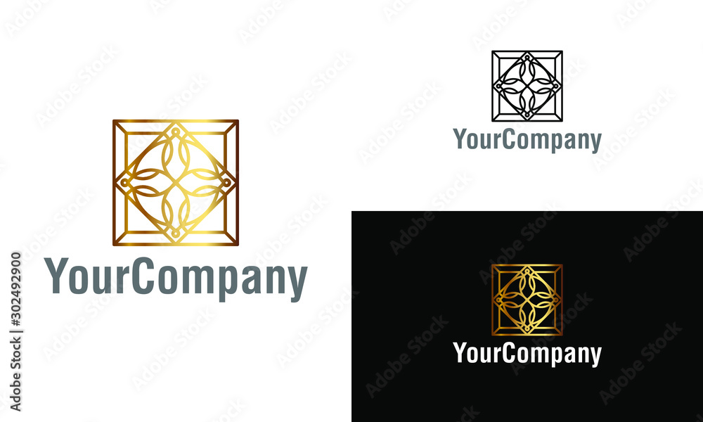 Creative ornament logo design template. Universal ornament vector logo. Creative ornament logo design template. Universal ornament vector logo.