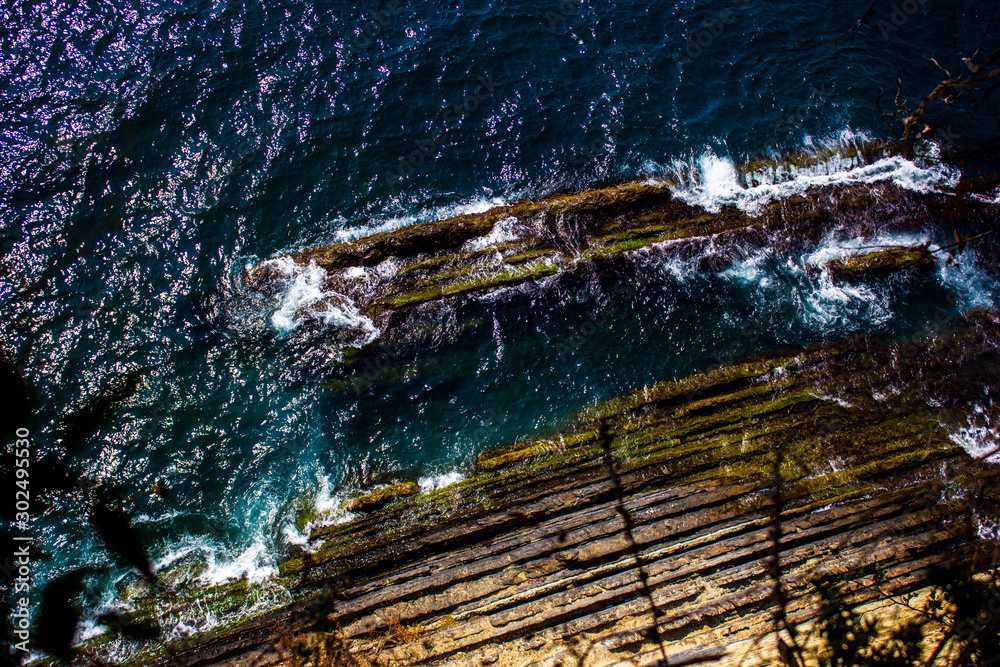 aerial view of the sea aerial view of the sea