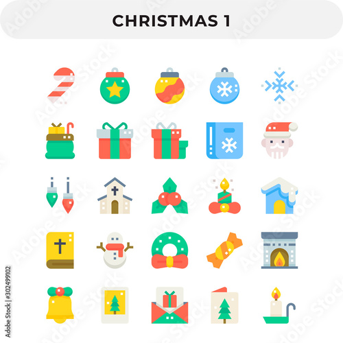 Flat Icons Pack for UI. Pixel perfect vector icon set for web design and website application.