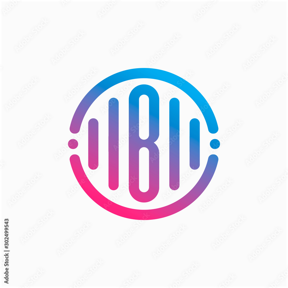 letter B with pulse concept. sound waves sign, bass, DJ. Suitable for Creative Industry, Multimedia, entertainment, technology, digital, Industry Music, Studio, Shop, and any related business - vector letter B with pulse concept. sound waves sign, bass, DJ. Suitable for Creative Industry, Multimedia, entertainment, technology, digital, Industry Music, Studio, Shop, and any related business - vector
