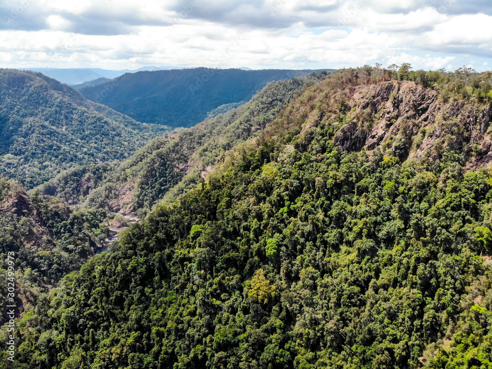 View of forests at Wallaman falls in Queensland, Australia. View of forests at Wallaman falls in Queensland, Australia.
