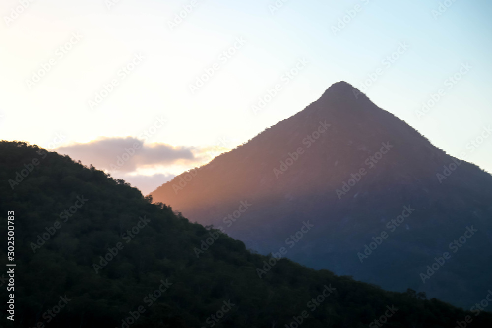 Sunset on the east coast of Queensland, Australia