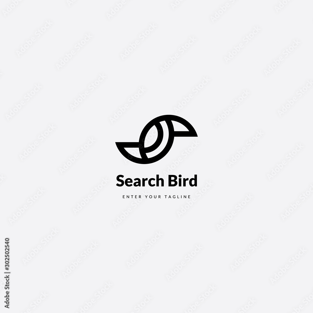 Logo Letter S Modern Design, Concept Letter S + Icon Bird. Logo Letter S Modern Design, Concept Letter S + Icon Bird.