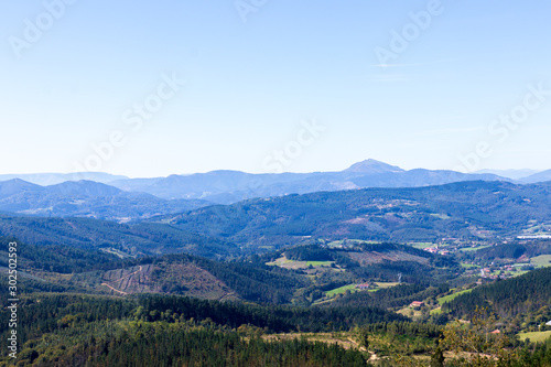 panoramic landscape in the basque country © larrui