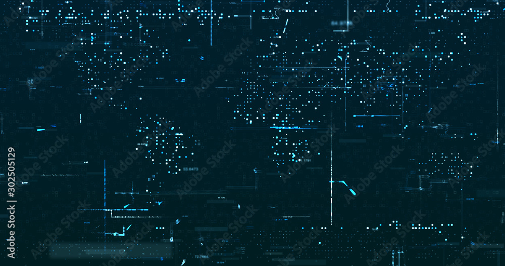 Abstract digital network data background, 3D rendering Abstract digital network data background, 3D rendering