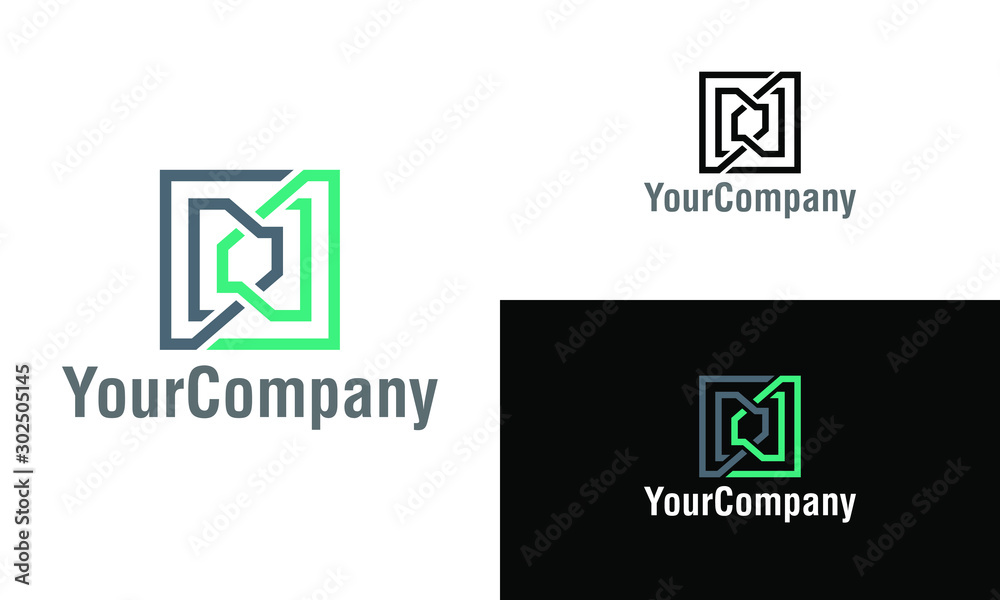 Abstract square and architecture logo template design. Creative vector emblem, for icon or design concept. Creative square and architecture logo template design. Abstract square and architecture logo template design. Creative vector emblem, for icon or design concept. Creative square and architecture logo template design.