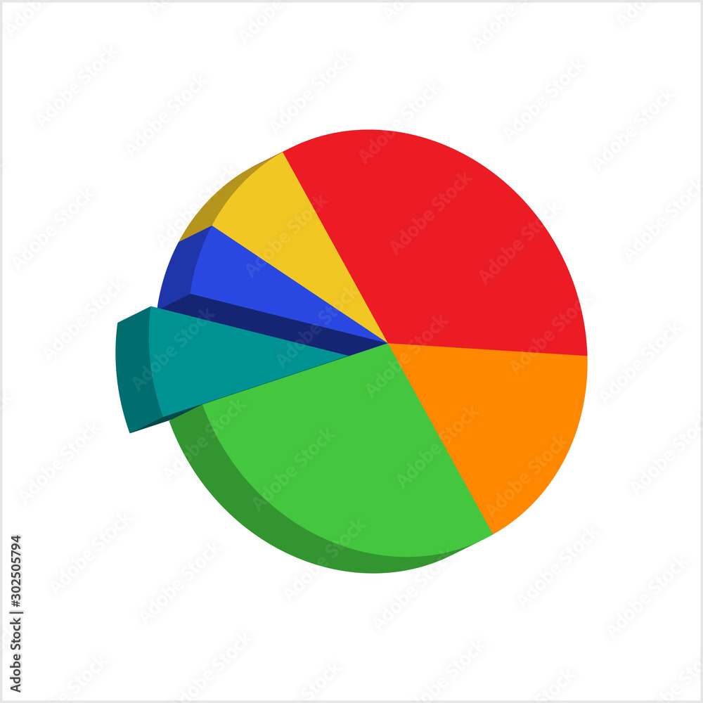 Pie Chart Icon Design Set Pie Chart Icon Design Set