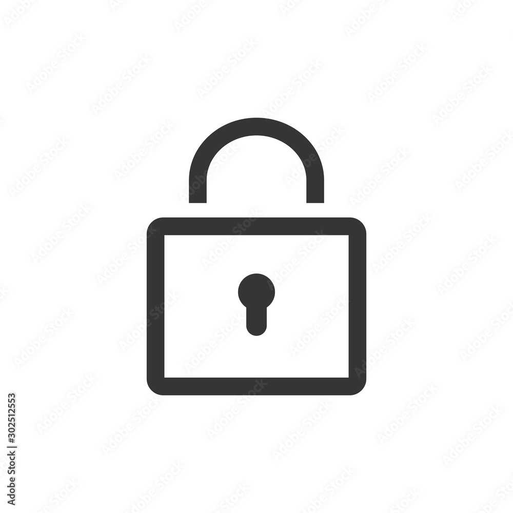 Padlock Icon Vector Illustration Padlock Icon Vector Illustration